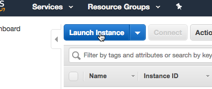 Click launch instance